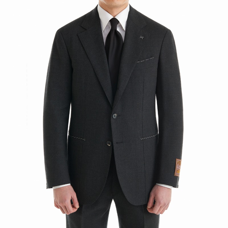 CORALLO ROSSO SUITS(JACKET+PANTS) X SCOTLAND, LOVAT BARD BUNCH CHARCOAL GREY