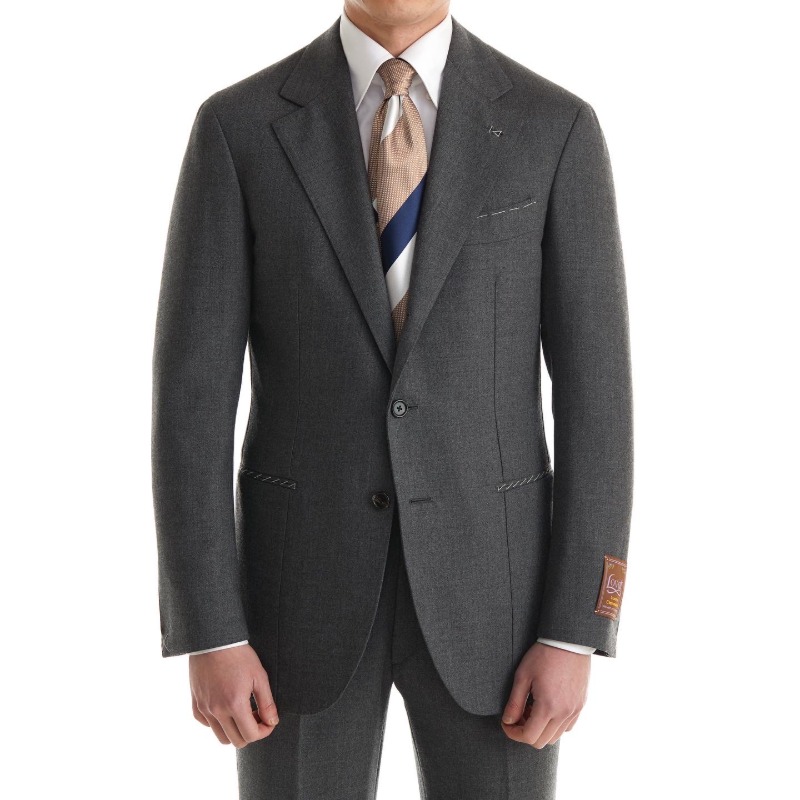 CORALLO ROSSO SUITS(JACKET+PANTS) X SCOTLAND, LOVAT BARD BUNCH MID GREY