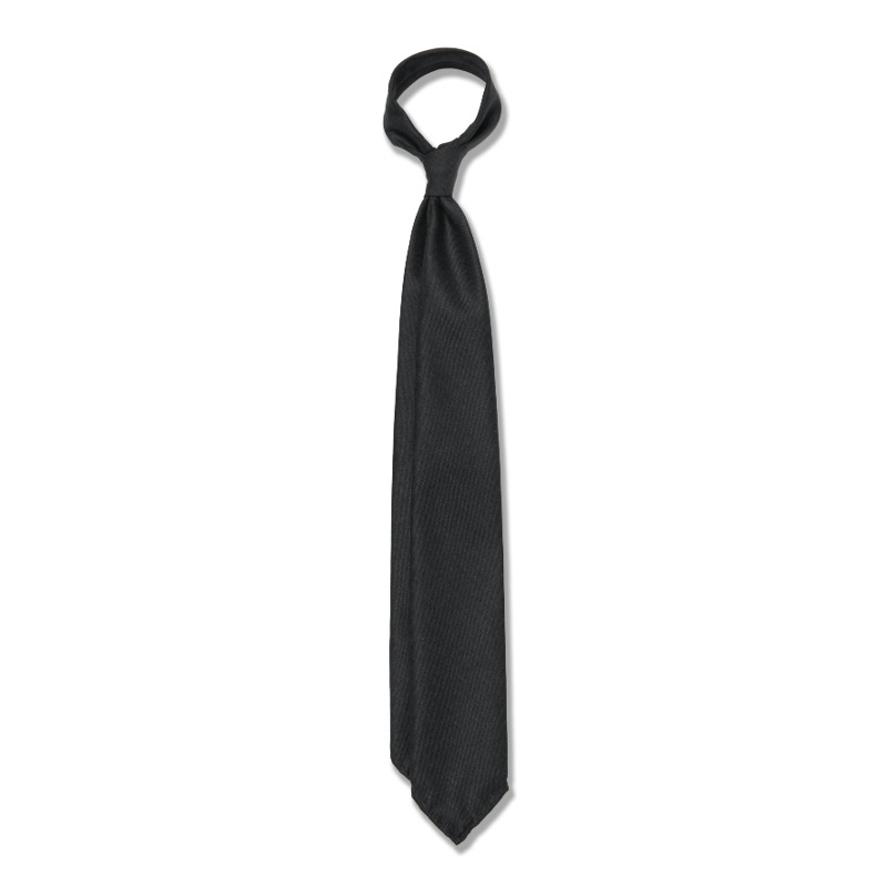 ANDREA SEOUL tie / 3 Folds Ties / SCABAL / CHARCOAL GREY